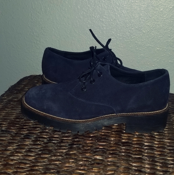 *SOLD*Shelly's London leather platform loafers - Picture 2 of 3